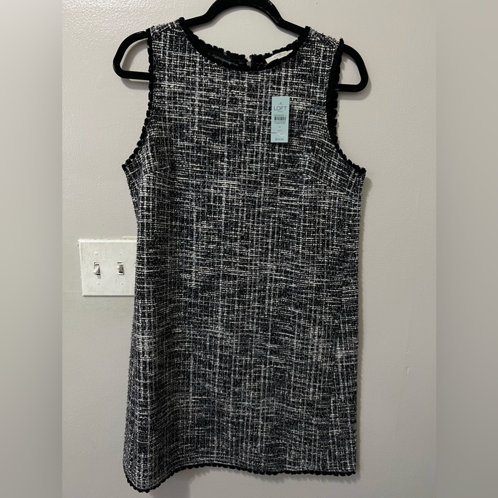 LOFT Tweed Mini Dress